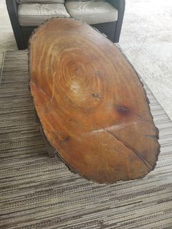 Live edge wood slab