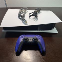 PlayStation 5 Digital + Controller – Works Great