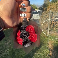 Eternal Rose Keychain Hand Made!!