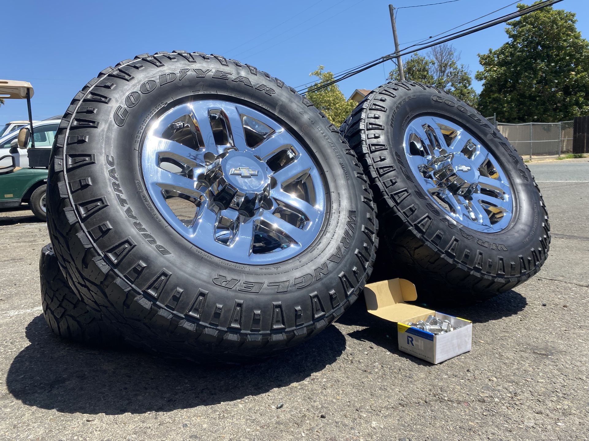 Chevy And GMC Wheels LT295/75/18” Goodyear
