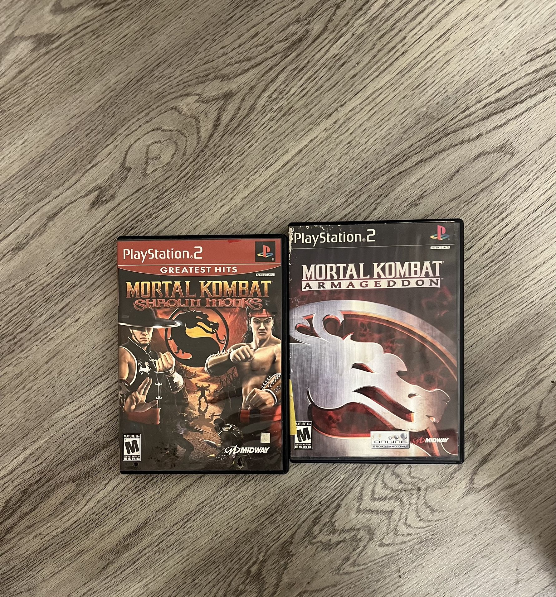 Ps2 Mortal Combat