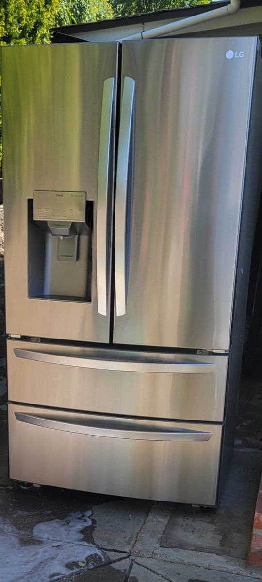 LG THINQ REFRIGERATOR WITH NEW COMPRESSOR CAN DELIVER 