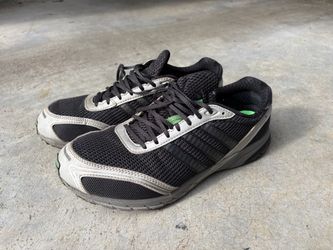 Black and Silver Running Sneakers size men’s 6.5