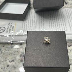 22k 1ct Diamond Earrings Stud Backs 