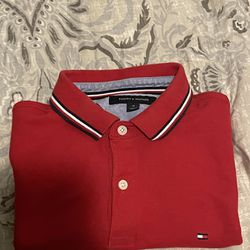 TOMMY HILFIGER Polo / Size M /Cherry Red
