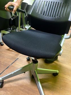 Black Office Chair rotates-oscillates, recliner