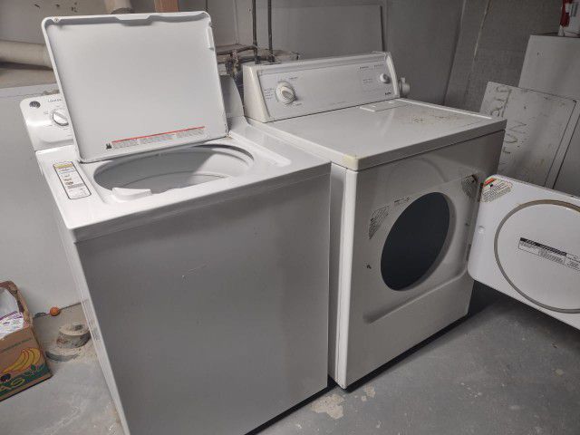 Washer And Dryer.  GE Brand .