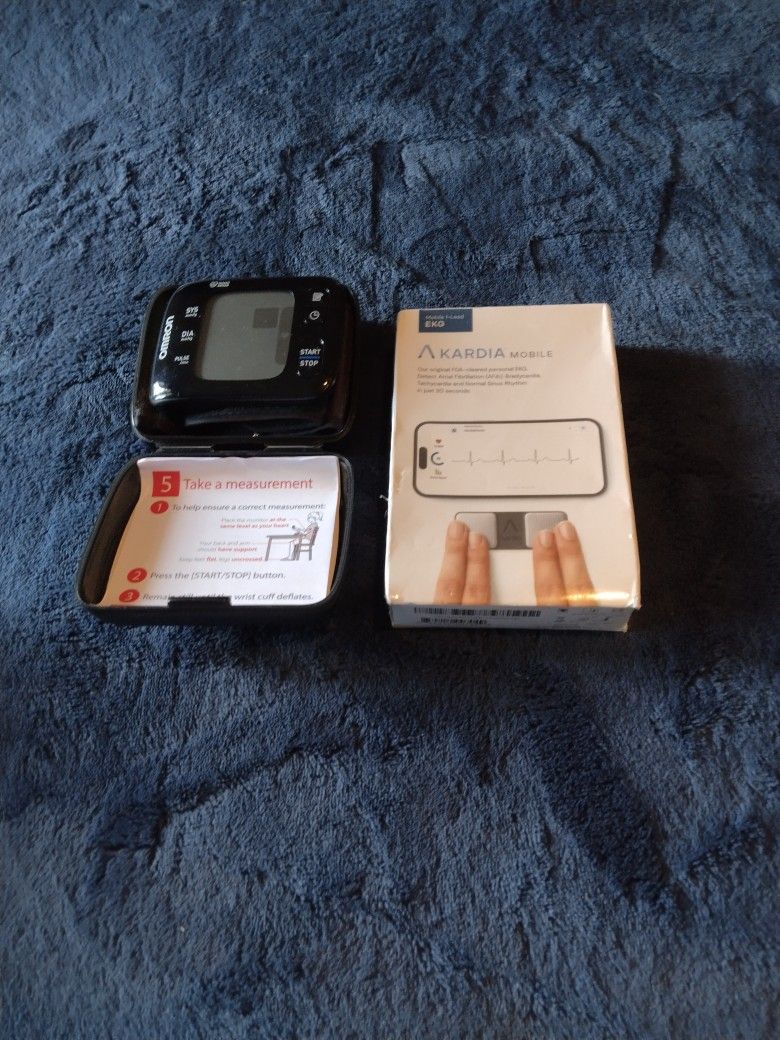 Blood Sugar Machine And A Heart Check Machine