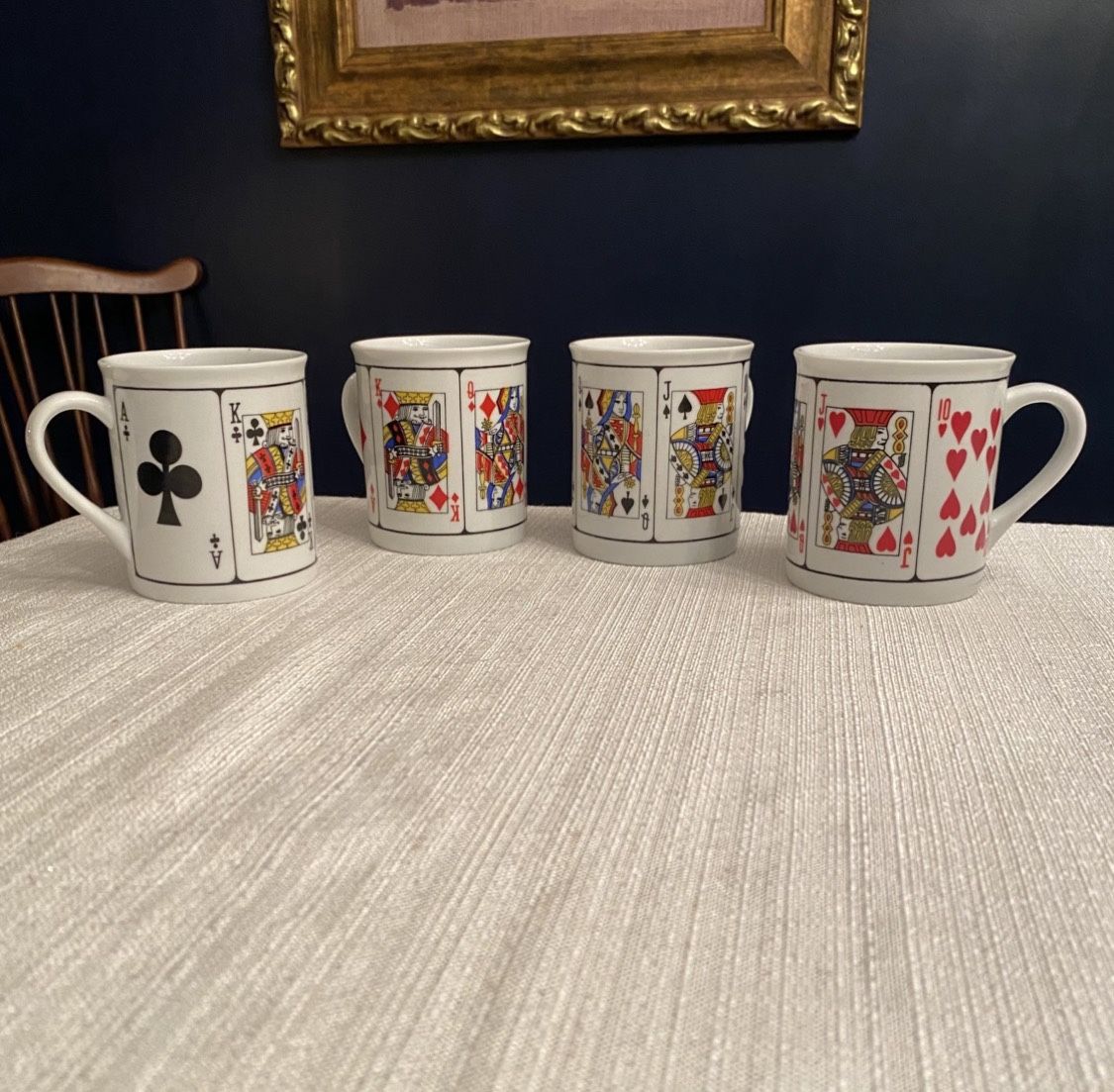Playing Card Coffee Mugs – Set of 4 by Jobar International Inc.