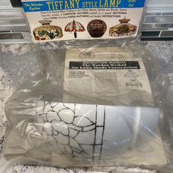 Vintage Worden Method System "Tiffany Style" Lamp Semi Kit G11-5 Pansy Pattern 