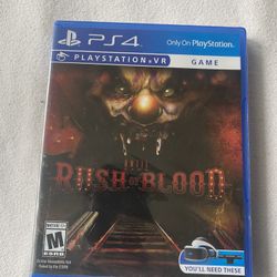 Until Dawn Rush Of Blood PS4 New factory Sealed