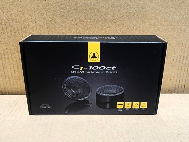 JL Audio Evolution C1 Car Speaker Set 1" Inch Aluminum Dome Tweeters C1-100CT 🚨 Payment Options Available 🚨 No Credit Needed 🚨