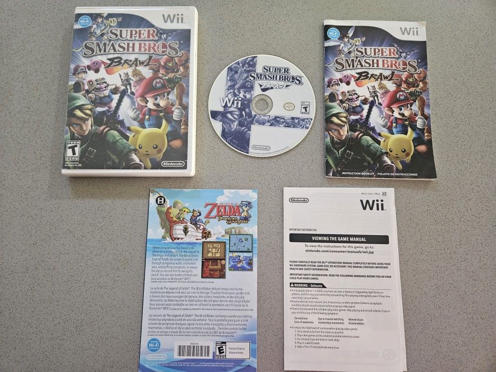 Nintendo Wii Super Smash Bros Brawl
