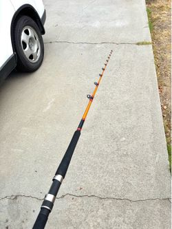 Vintage saber custom conventional deep sea  rod.  Length  7’10” Line 20-50 lbs