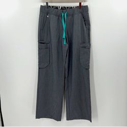 Figs Women's Tema Performance Wide Leg Scrubs -Graphite - Medium, Small Or XS - New with tags