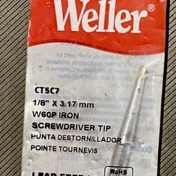 Weller CT5C7 700 degree Screwdriver Solder Tip for W60P Irons