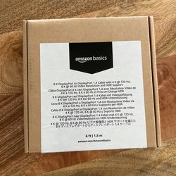 Display Port To Display Port Cable 6ft