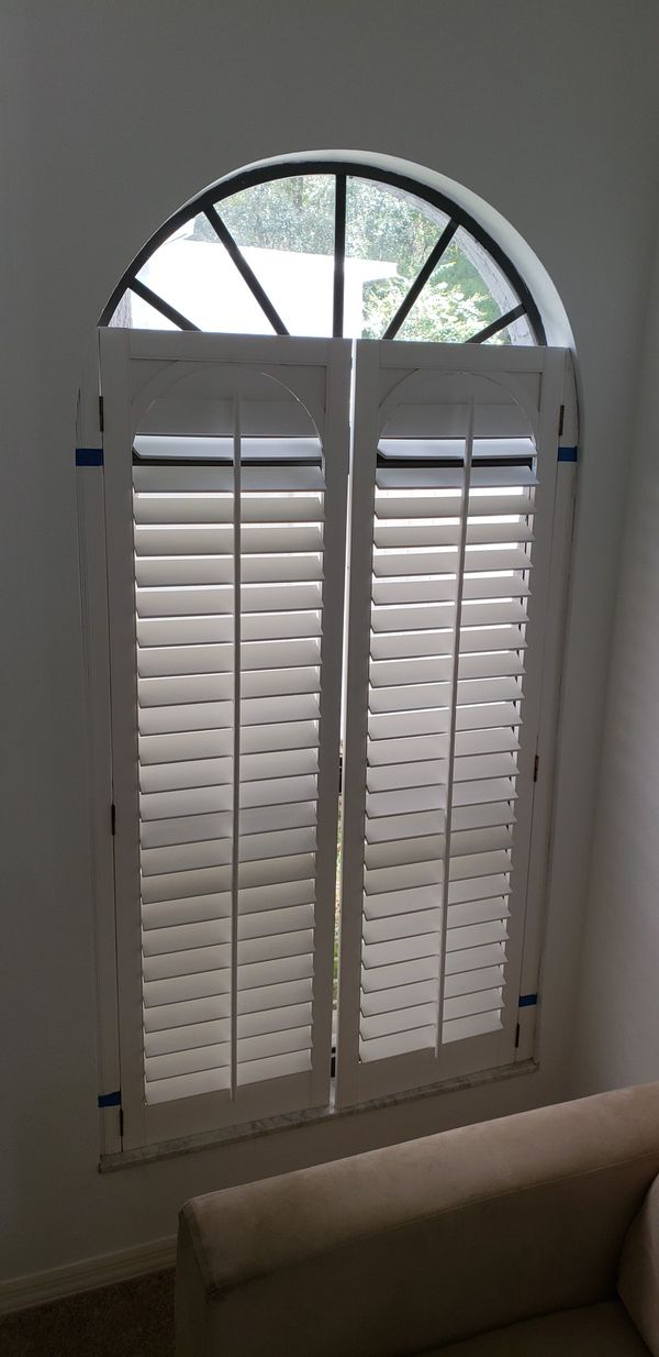 Plantation Shutters Arched Window for Sale in Palm Harbor, FL OfferUp