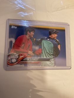 2018 Topps Update Japan's Finest   SP Shohei Ohtani RC Ichiro US153
