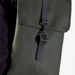 Black Not Green Waterproof Backpack 