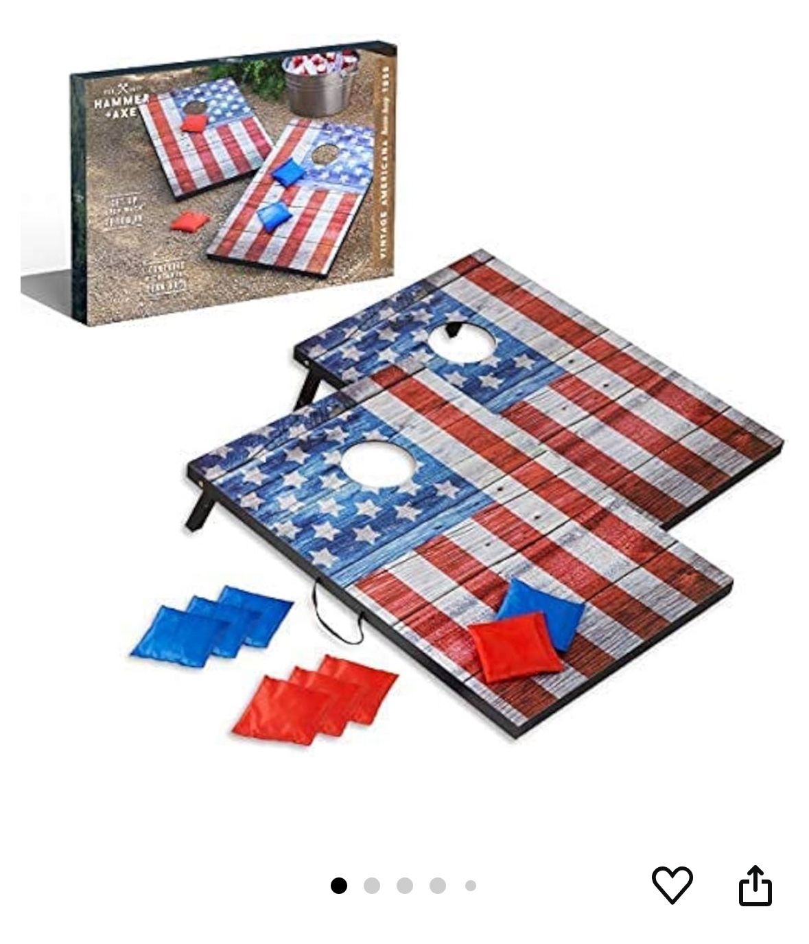 NIB Corn hole Game Board