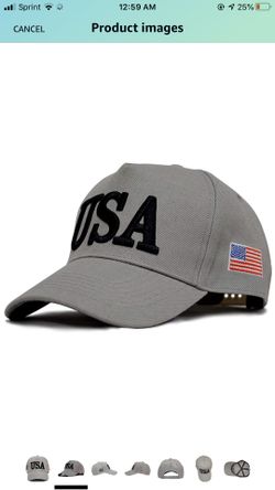 USA 45 President Donald Trump Hat SNAPBACK GRAY