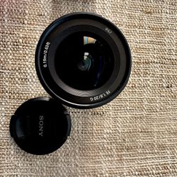 SONY FE 20 MM F 1.8 G LENS E MOUNT 