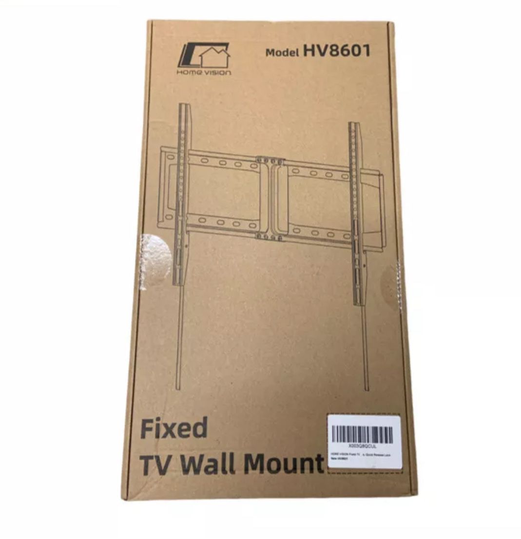 NEW IN BOX Home Vision Fixed TV Wall Mount TV Size 32” - 75”