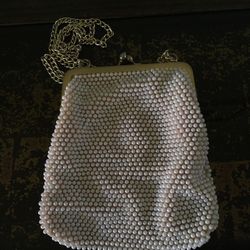 Shoulder ‘Pearl look’ handbag