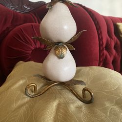 Very Beautiful candle metal porcelain $25