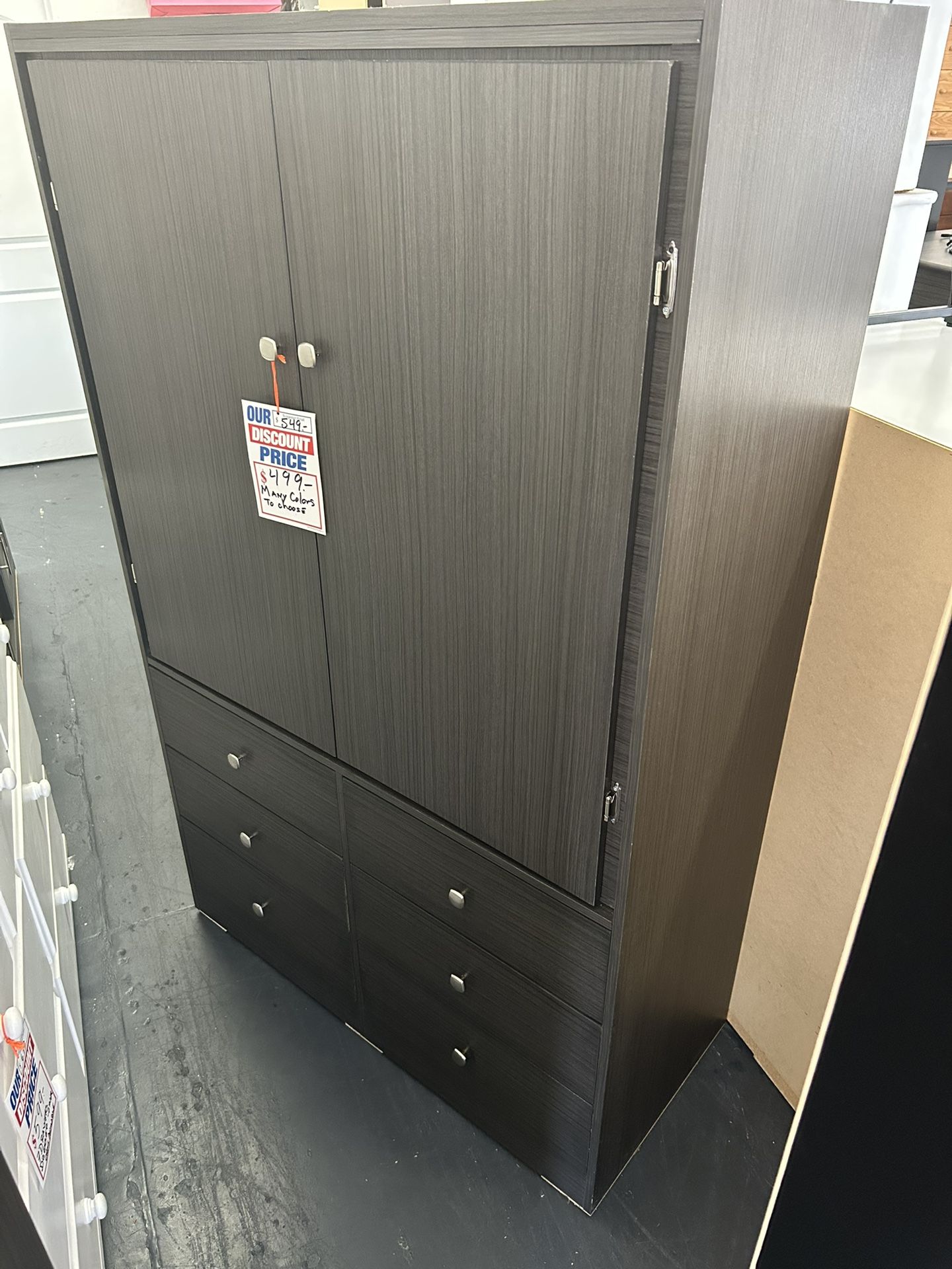 Closet Armoire Wardrobe Available In Different Colors 