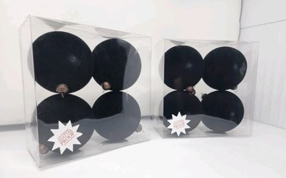 Black Velvet Christmas Ornaments