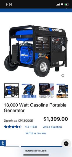 Duromax 13,000 Watt Gasoline Portable Generator