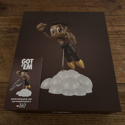 Travis Scott Limited Edition Canvas Don Figure & Cereal Box 