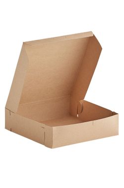 140 PCS Kraft Take Out Containers 9" × 9" × 2.5"