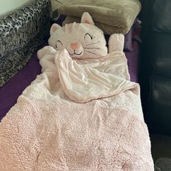 Pink Cat Sleeping Bag