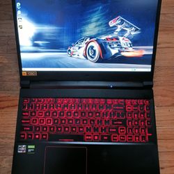 Acer NITRO 5 GAMING 16" LAPTOP AMDRyzen 5 4600h 4.0 GHz 12 GB RAM 512 GB Samsung M.2 SSD 1080P LCD Nvidia GTX 1650 DDR5 Graphics Webcam Windows OS 
