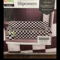 Easy going 2 piece sofa couch stretch slipcovers new