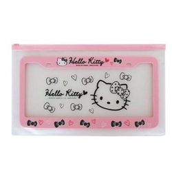 Hello kitty license plate cover NEW