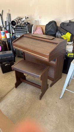 Electric Organ with Bench