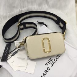Marc Jacobs The Snapshot Crossbody Bag Cloud White