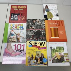 Set of 8 Sewing Books