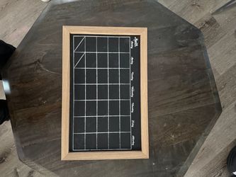 Framed Chalkboard Monthly Calendar Planner