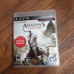 PLAYSTATION 3 Assassin's Creed 3 Video Game