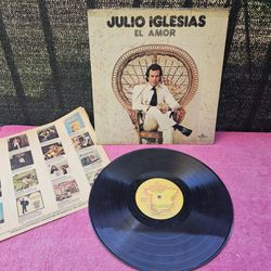 Julio Iglesias El Amor LP Vinyl Record 1975 Stereo Alhambra Records ACS-23