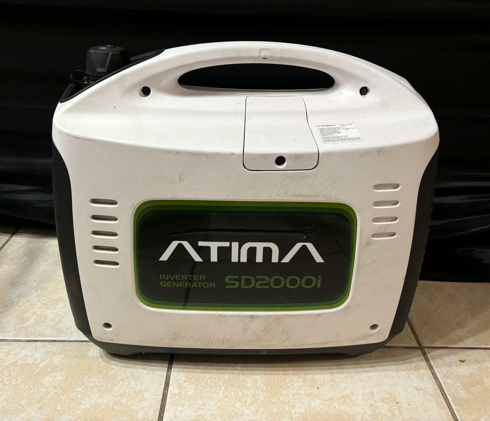 Atima SD2000i 1600W/2000W Engine Portable Gas Inverter Generator