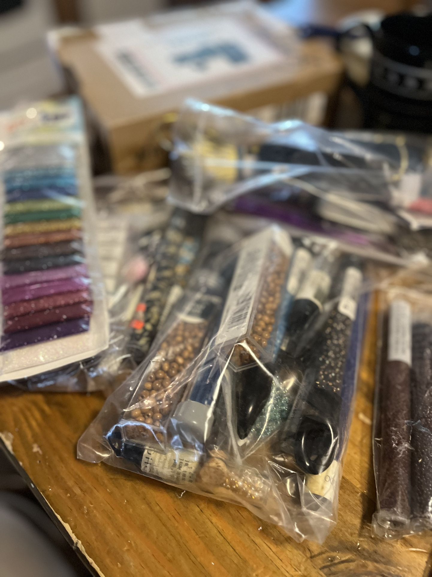 Several Colors Of Beads    Many To Pick From 