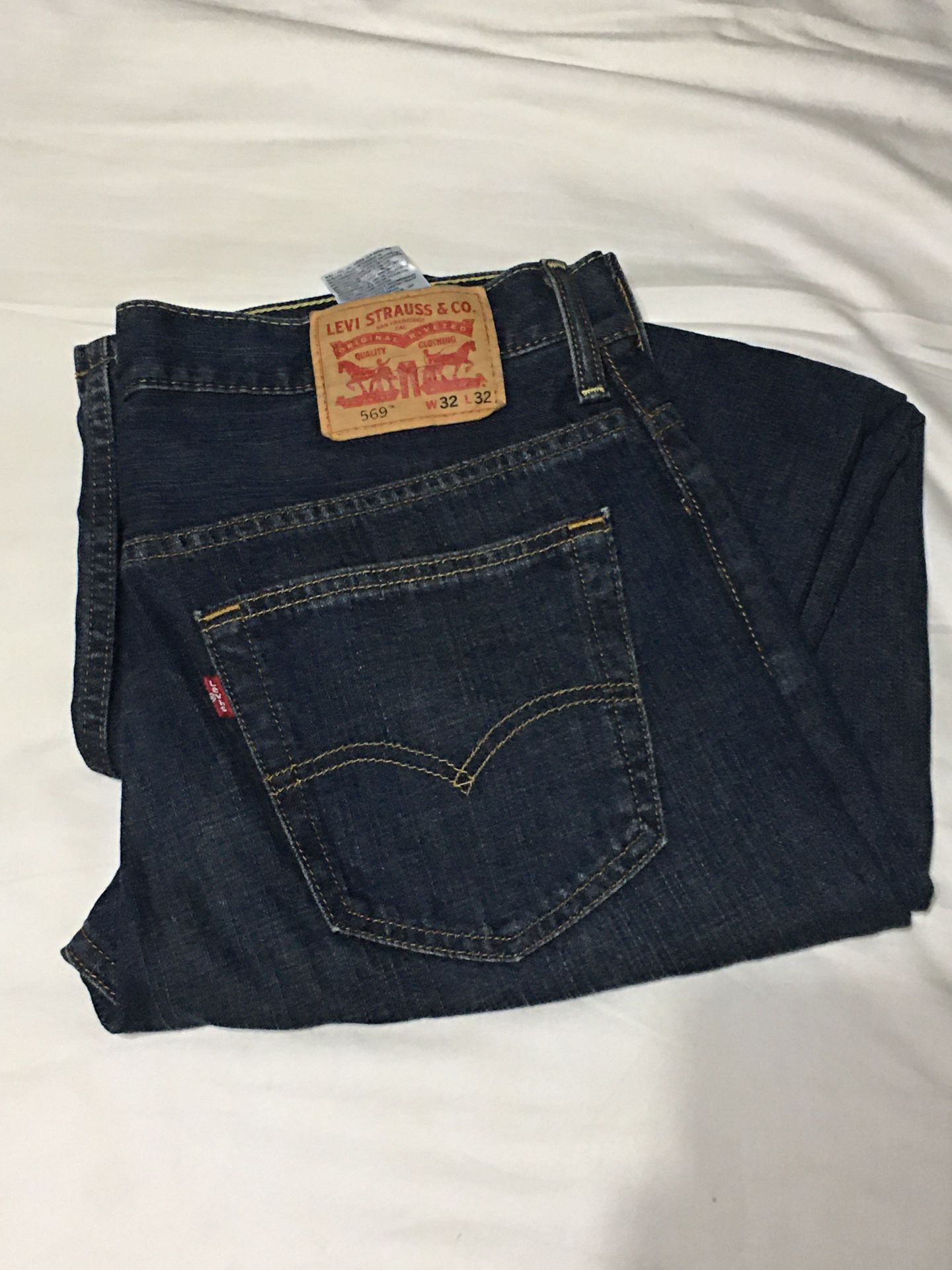 Levi Strauss And Co 569 Blue Denim Jeans - 32x32