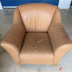 Light Brown Leather Chair