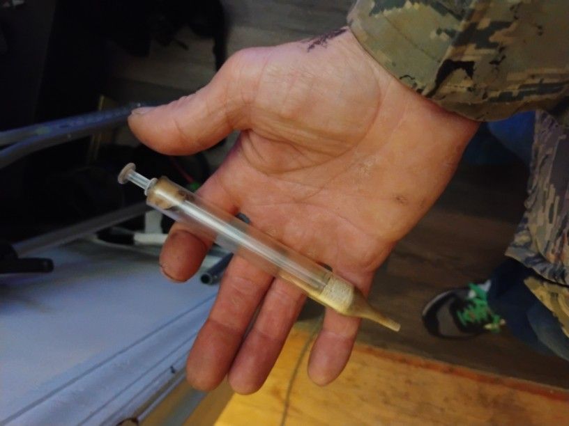 Antique Glass Syringe